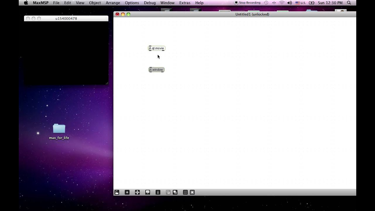 Jitter Video Basic Tutorial Youtube