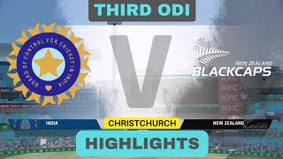 Highlights : India vs New Zealand 3rd ODI Live Cricket Match | IND vs NZ 3rd ODI Live | Cricket 22