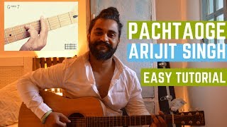 Arijit Singh: Pachtaoge | Vicky Kaushal, Nora Fatehi | Easy Guitar Tutorial/Lesson