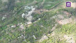 Russian artillery score direct hit on Ukrainian bunker