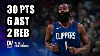 James Harden vs Bulls 30 pts 6 ast 2 reb | Feb 26, 2025 | Regular Season