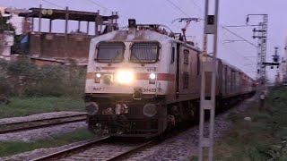 Flashing HeadLight Off - On, High Speed 16734 Okha - Rameswaram Express.