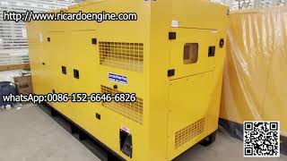 Cummins 160kw 200kva silent low noise soundproof diesel generator with 6LTAA8.9-G2 Cummins Engine