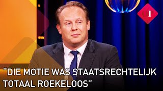 Pieter Heerma noemt aangekondigde motie van wantrouwen tegen Rutte staatsrechtelijk een gotspe | Op1