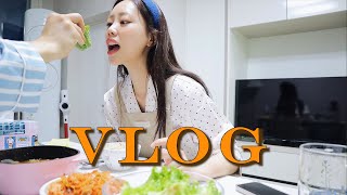 [VLOG] 일상 브이로그 | 신축 투룸 이사 | 중대발표(?) | 3시간 꿀잼 애니어그램 |  집밥 해먹는 먹방 일상  | 자주 잠옷 | 카페 자리 공개 | 택배 택배 택배