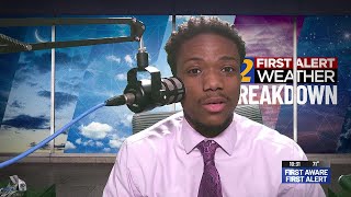 First Alert Meteorologist CJ Cartledge discusses upcoming rain showers!