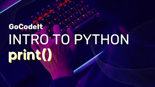 Python For Beginners - Lesson 1 Outputs using print()