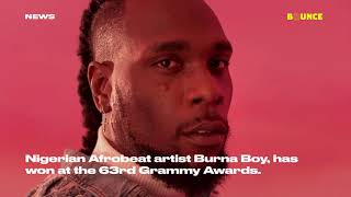 Burna Boy wins Best Global Music Album at the 63rd Grammy Awards | BOUNCE NEWS 003