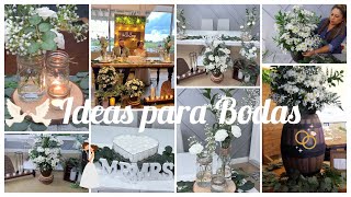 IDEAS  FÁCILES  PARA BODAS // 10 IDEAS SENCILLAS Y ECONÓMICAS PARA DECORAR #bodas #decoraciones