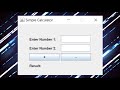 Simple Calculator in Java