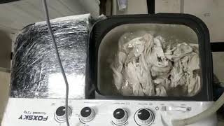 FOXSKY Washing machine full capacity testing