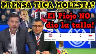 PRENSA TICA MOLESTA CON EL DEBUT DEL PIOJO!! CR goleada!! #piojoherrera #costarica #sele