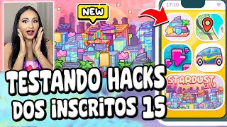 😱 TESTANDO SEGREDOS E HACKS SECRETOS DOS INSCRITOS NO PAZU AVATAR WORLD #15