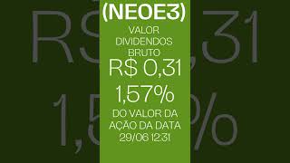 NEOENERGIA S.A.  |  NEOE3  |  ANÚNCIO DE DIVIDENDOS ! #neoe3