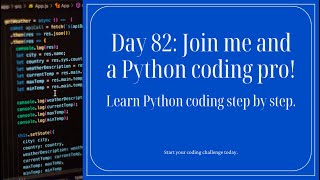 Day 82 - Print Square of Numbers Python Coding Challenge Python loops Python coding series