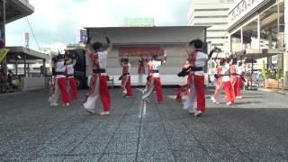 YOSAKOIぶち楽市民祭2013（みずほ銀行前銀座西会場）　降松星組