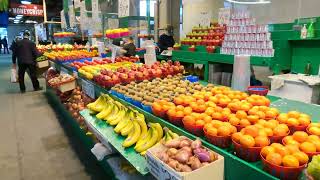 ⁴ᴷ⁶⁰ Walking Montréal, Québec: Jean-Talon Market