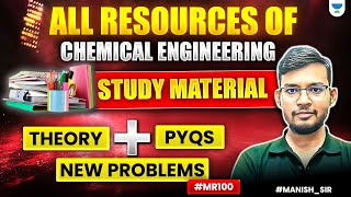 GATE 2025 | All resources of Chemical Engineering Study Material #Manish_Sir #MR100