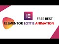 How can use Lottie Animation in Your Elementor Website In Freely || Elementskit || Elementor Tips