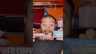 Mr.Beast Feastables Almond VS Hershey Almond! #Shorts