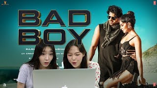 Bad Boy Reaction by K-Girls | Saaho reaction | Prabhas | Jacqueline Fernandez