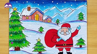 How to Draw a Christmas drawing