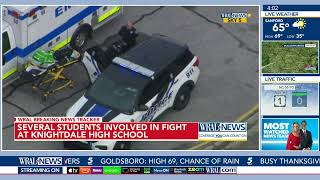 Several students involved in fight at Knightdale High School