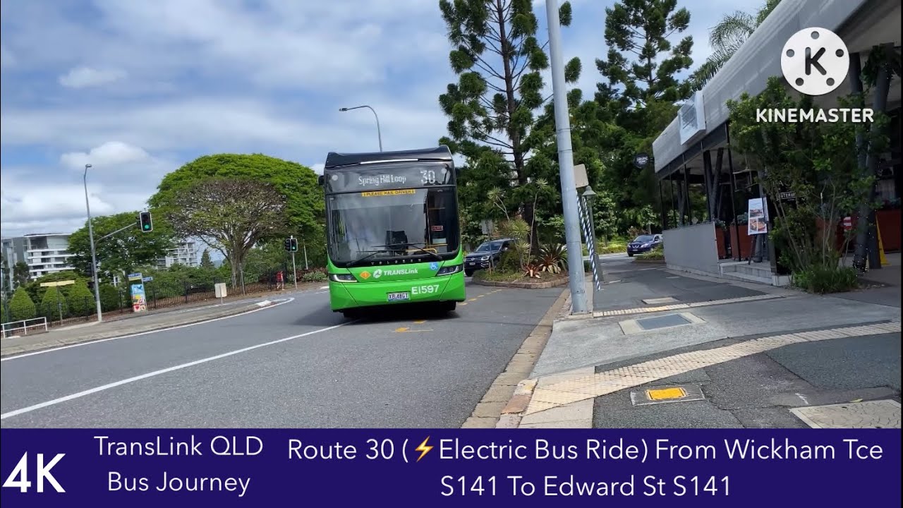 TransLink QLD Bus Journey - Route 30 (⚡️Electric Bus Ride) From Wickham ...