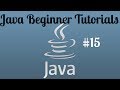 Java Beginner Programming Tutorial - 15 - If Statement