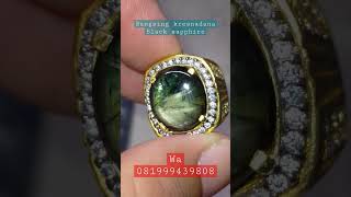 bangsing kresnadana / black sapphire / gemstone / batu permata / ruby / wa 081999439808