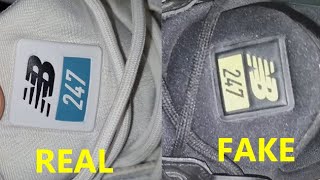 New Balance 247 trainers real vs fake review. How to spot original New Balance sneakers