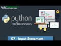 Understanding Python Input Statements