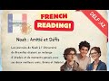 French Reading Practice | DELF A2 | Beginner Level | French Comprehension Exercises