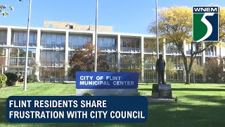 Flint residents share frustration with city council