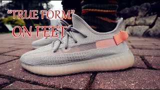 yeezy boost 350 v2 true form on feet