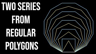 Two Infinite Series Sums from Regular Polygons (visual proof)