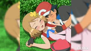 ASH X SERENA LOVE SONG  - MAIN TERA BOYFRIEND SONG 🎵 WITH SATOSHI X SERENA LOVE