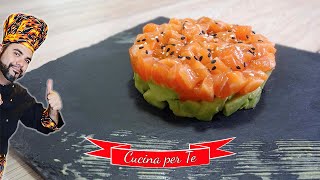 Tartare di Salmone e Avocado - Antipasti