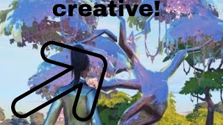 How to make chrome trees in fortnite creative (sorta)