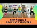 Best Tummy & Back Fat Exercises - Reduce Back, Abdominal Fat | Zumba Class