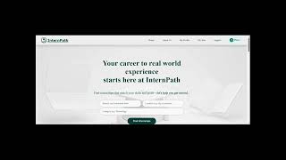 InternPath - CS50 Web Programming with Python and JavaScript Final Project
