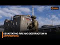 Devastating fire and destruction in Zaporizhzhia | DD India