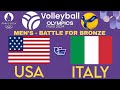 OLYMPIC MEN'S VOLLEYBALL LIVE │ USA vs ITALY (Livescore)