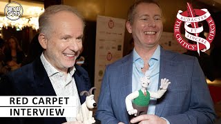 Nick Park + Merlin Crossingham | 2025 Critics Circle Awards Red Carpet Interview | Wallace \u0026 Gromit