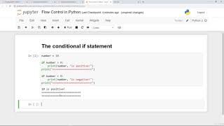 The conditional if statement Python programming@32