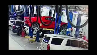 2024 Chevy Corvette ZO6 Falls off of Lift
