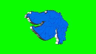 3D GUJARAT MAP GREEN SCREEN 360 Degree Rotate