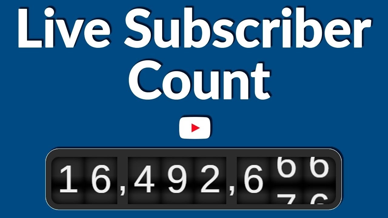 YouTube Realtime Subscribers Count On Home Screen - HINDI - YouTube