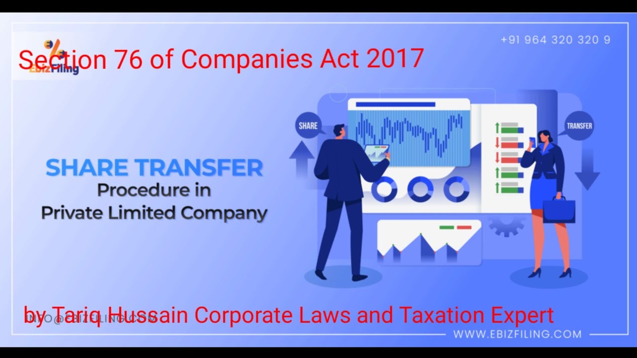 Section 76 Of The Companies Act 2017 Procedures For Transfer Of Shrs Of ...