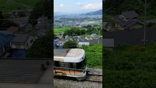 日本三大車窓姨捨をゆく特急しなの　#shorts #しなの #383系 #絶景 #鉄道風景